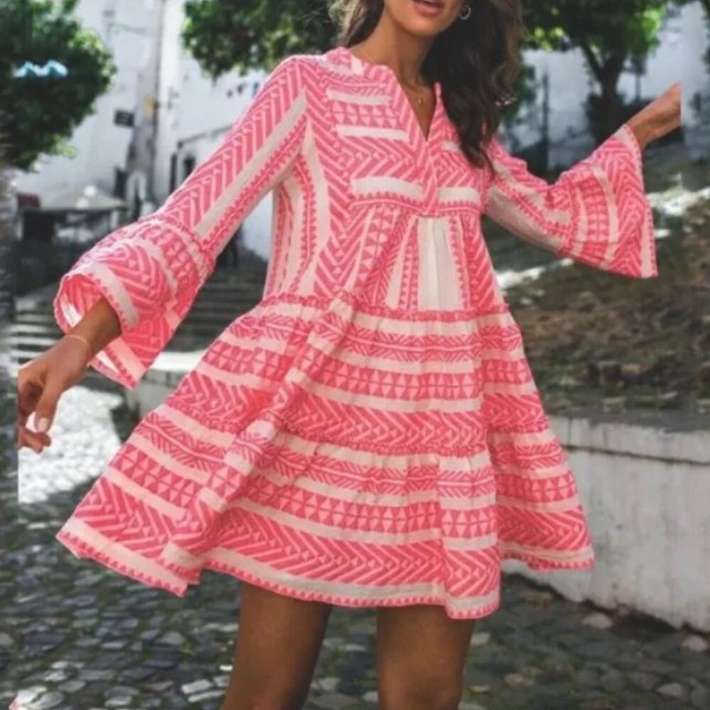 NWT Mi Ami Francesca's Mini Cotton Swing Dress Size S